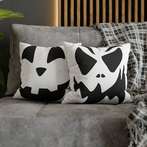Halloween scary face II, Double Sided Square Throw Pillow Case Cover