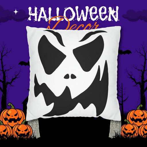 Halloween scary face II, Double Sided Square Throw Pillow Case Cover